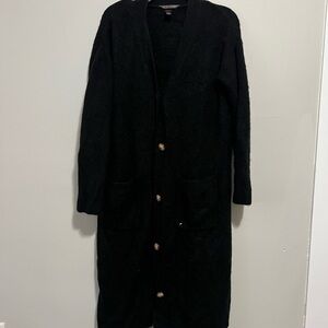 Victoria's Secret Black Button-Up Cardigan